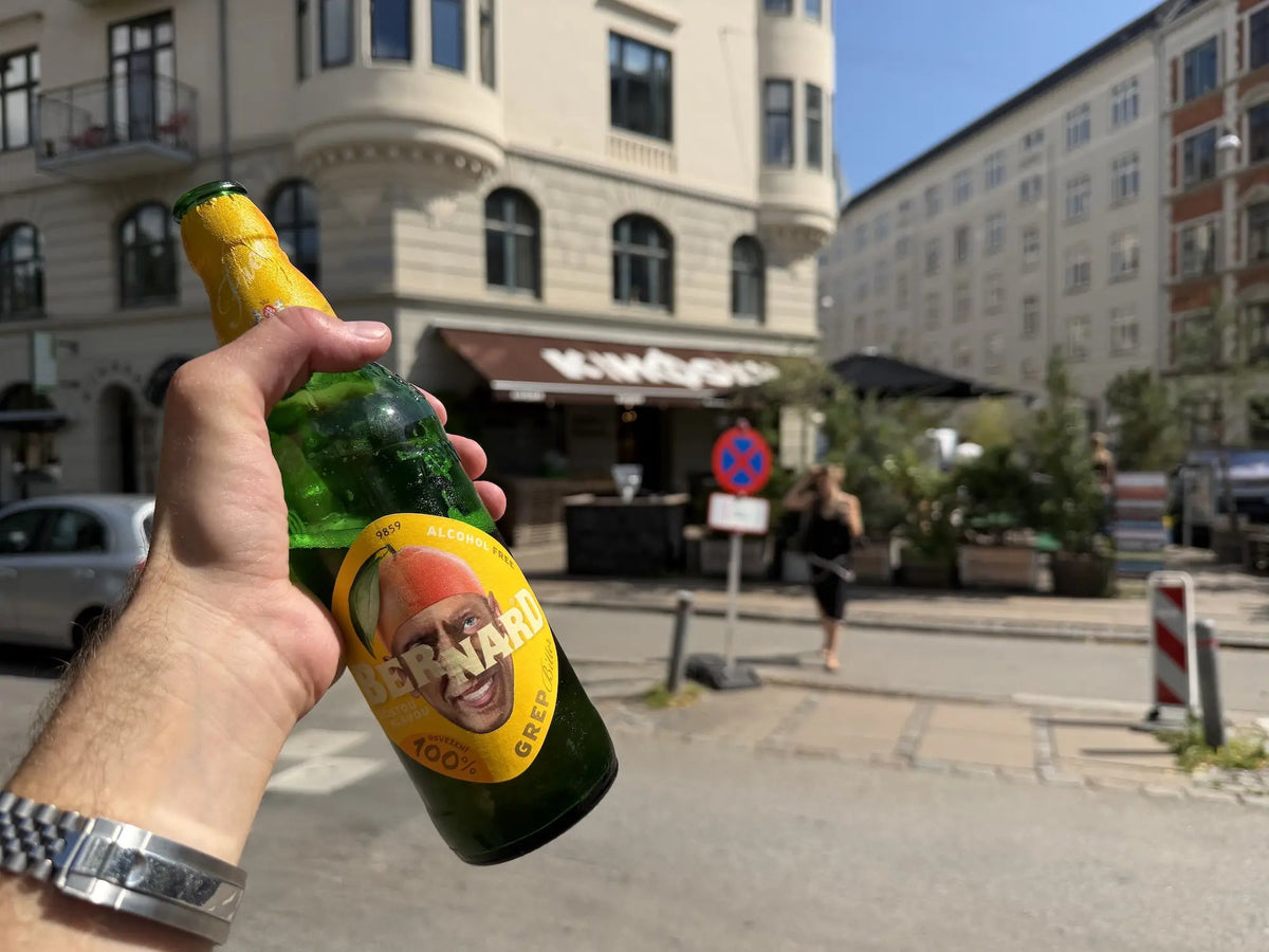 Bernard alkoholfri med grapefrugt hos Kihoskh