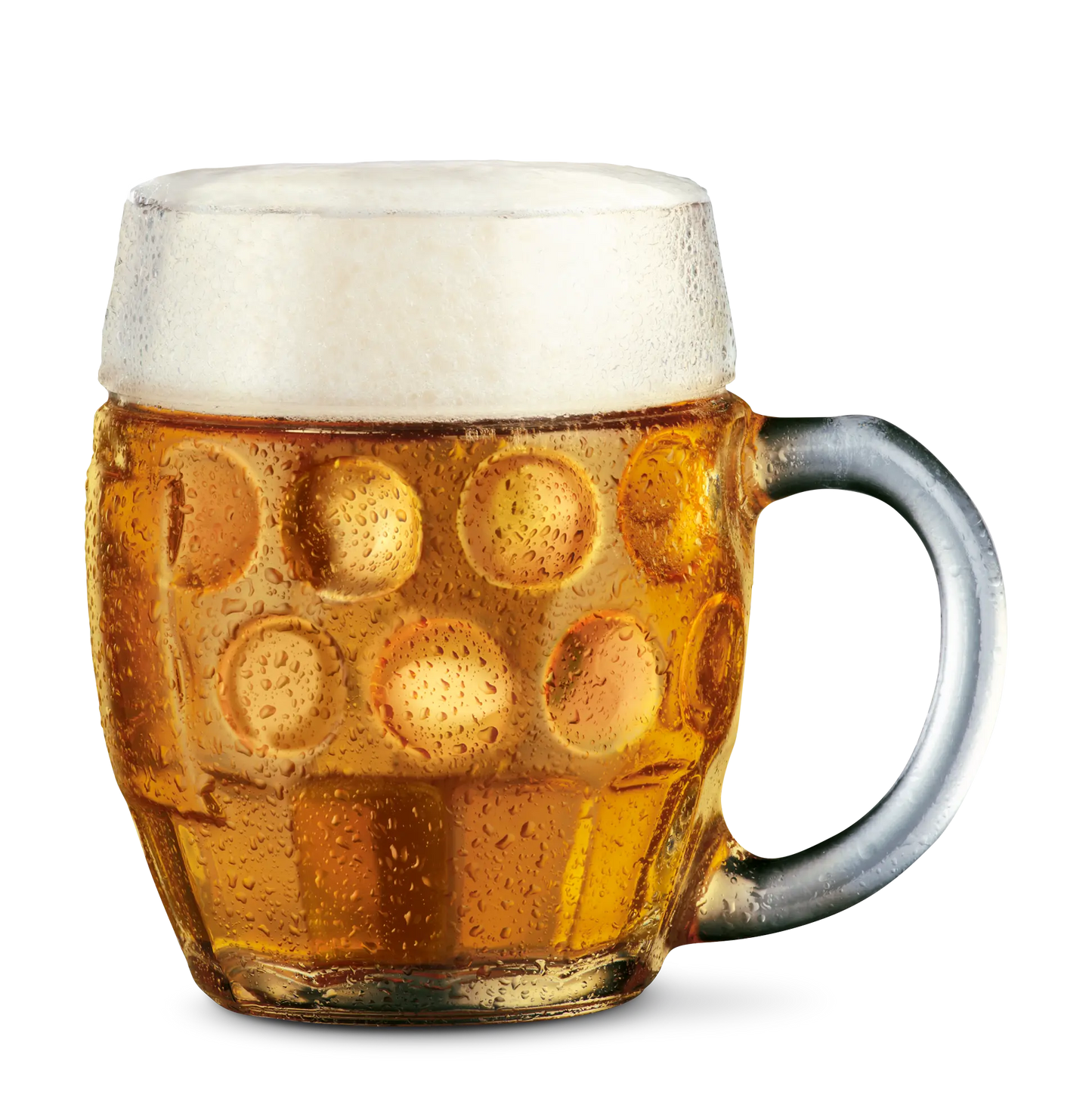 Bernard Tübinger ølkrus på 40 cl fyldt med tjekkisk pilsner og cremet skumkrone